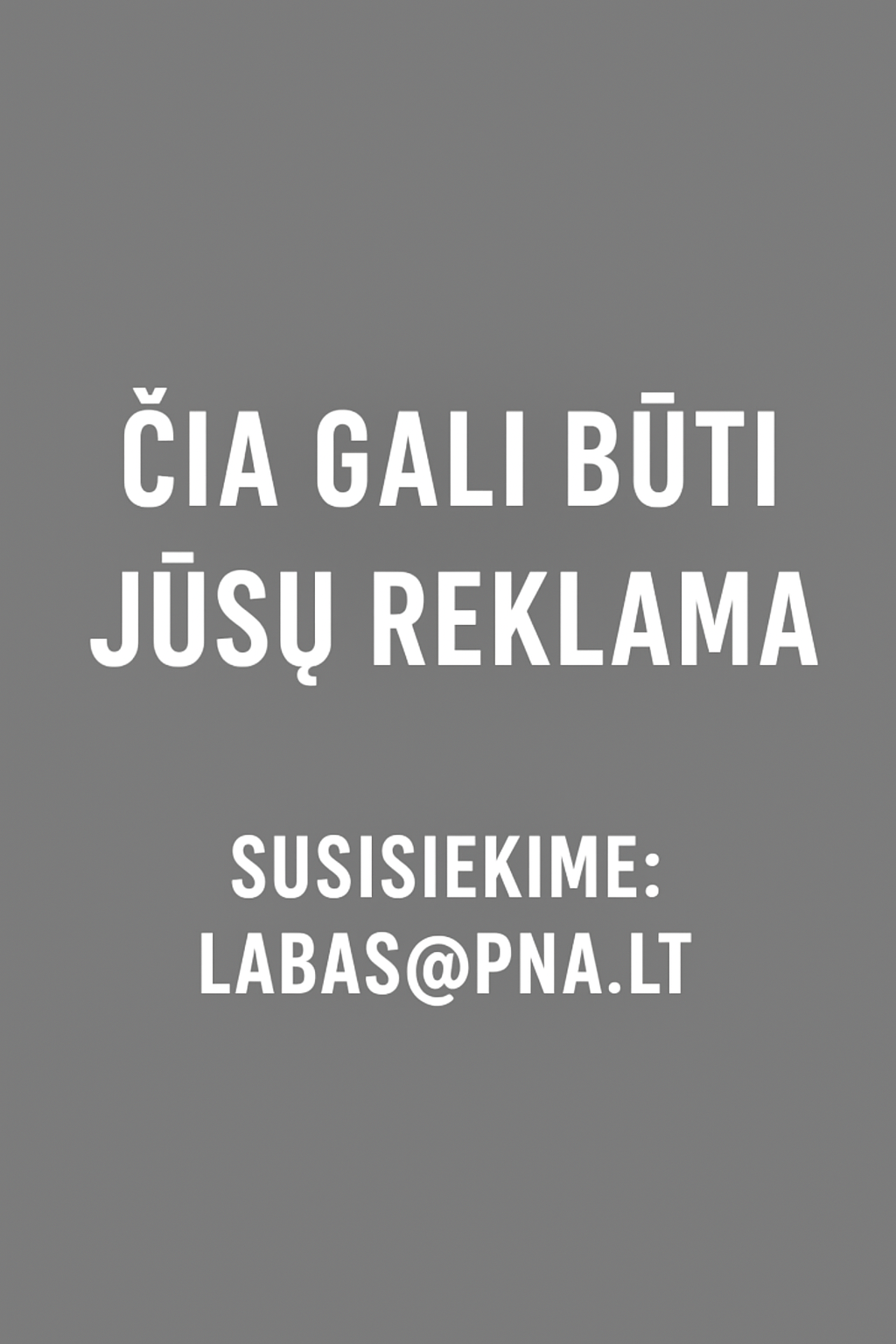 Vieta Jūsų reklamai